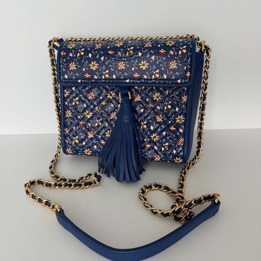 Tory Burch Fleming Printed Box Crossbody